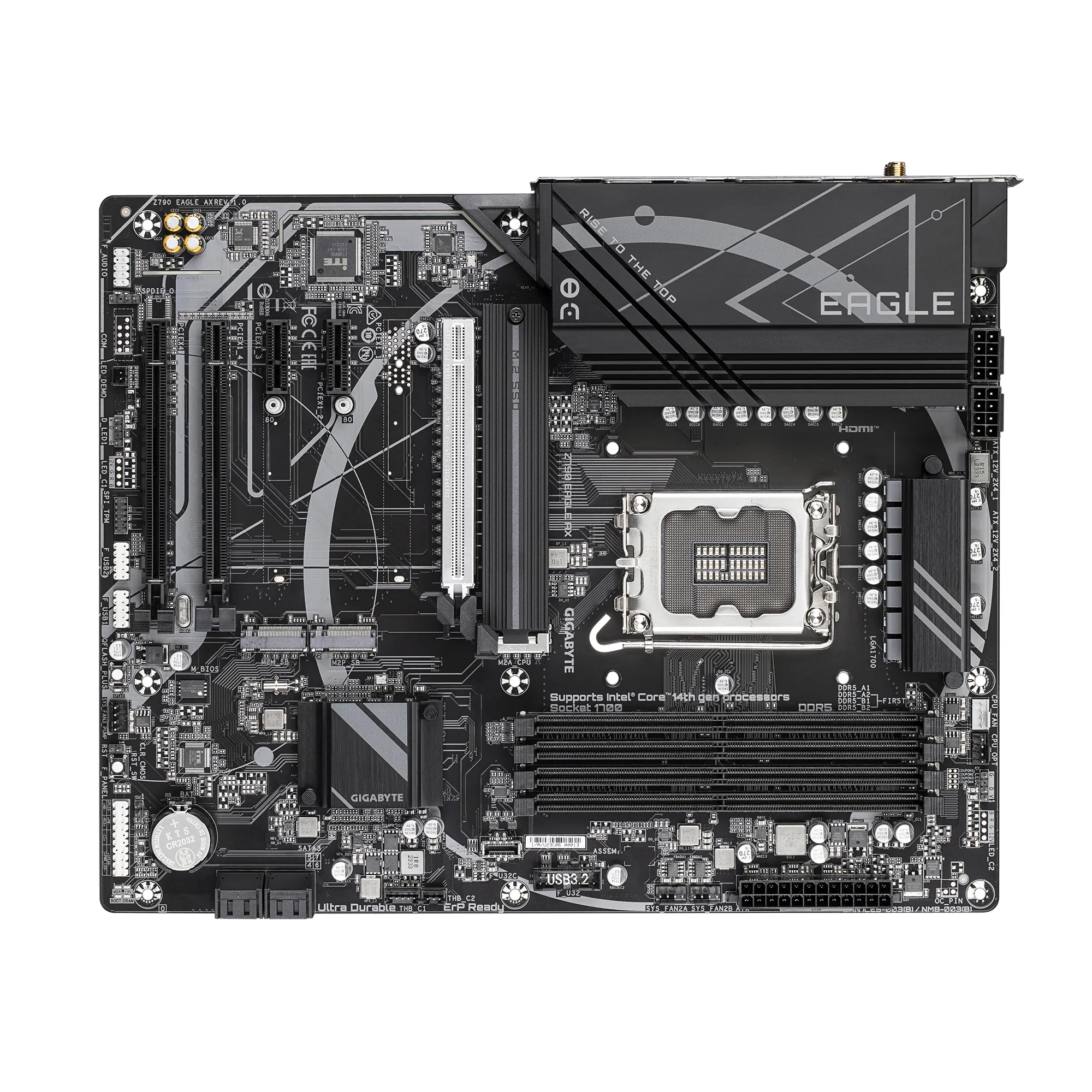 GIGABYTE Intel® Z790 Chipset for LGA 1700; 4x DDR5; 3x M2; HDMI; DP; ATX. - Image 2