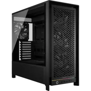FRAME 5000D RS Mid-Tower PC Case; 4x RS 140 PWM Fans; 2x 2.5'' ; 1x 3.5''; Black.