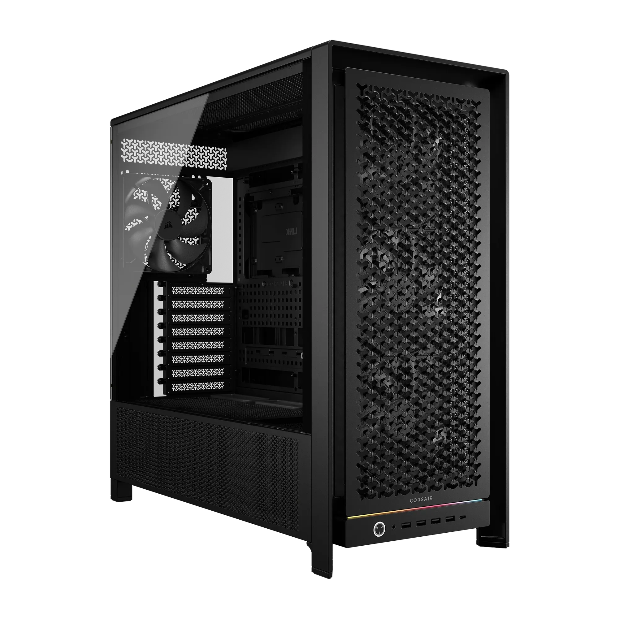 FRAME 5000D RS Mid-Tower PC Case; 4x RS 140 PWM Fans; 2x 2.5'' ; 1x 3.5''; Black. - Image 10