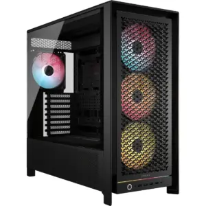 FRAME 5000D RS ARGB Mid-Tower PC Case; 4x RS140 ARGB Fans; 2x 2.5'' ; 1x 3.5'' ; Black.