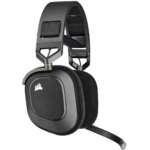 HS80 RGB WIRELESS Premium Carbon Headset; Spatial Audio; 50mm Audio Drivers; Omni-directional Microphone - PC/ Mac/ PlayStation