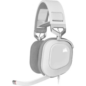 HS80 RGB USB Premium Gaming Headset with 7.1 Surround Sound; White. (CA-9011238-AP)