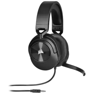HS55 Stereo Carbon Headset; 50mm Audio Drivers; Omnidirectional mic; Analog; On-ear volume and mute controls - PC/PS/XBOX (CA-9011260-AP)