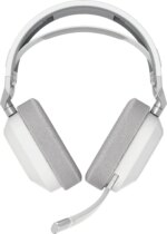 HS80 MAX WIRELESS Premium White Headset; Spatial Audio; 50mm Audio Drivers; Omni-directional Microphone - PC/ Mac/ PlayStation (CA-9011296-AP)