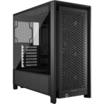 FRAME 4000D RS Black Mid-Tower PC Case; 2x 3.5'' 2x 2.5'' Drive Bays; Up to 360mm Radiator compatible; 3x RS Fans Incl