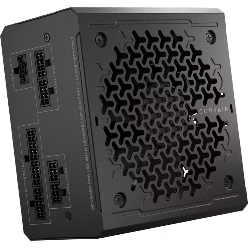Corsair RM Series™ RM650e — 650 Watt 80 PLUS Gold Fully Modular ATX PSU; ATX 3.1 and PCIE 5.1 ; 7yr Warranty
