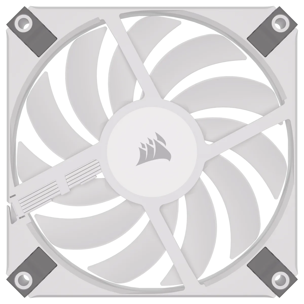 Corsair iCUE AF120 RGB SLIM 120mm PWM Fluid Dynamic Bearing Fan - White - Image 28