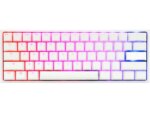 Ducky Keyboard One 2 Pro 60% Mechanical Keyboard; RGB; PBT Double Shot Keycaps - White- Cherry Blue .