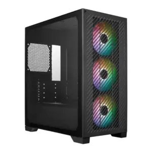 Cooler Master Masterbox Elite 301 Mirco-ATX Airflow PC with pre-installed 3x 120mm RGB fans case