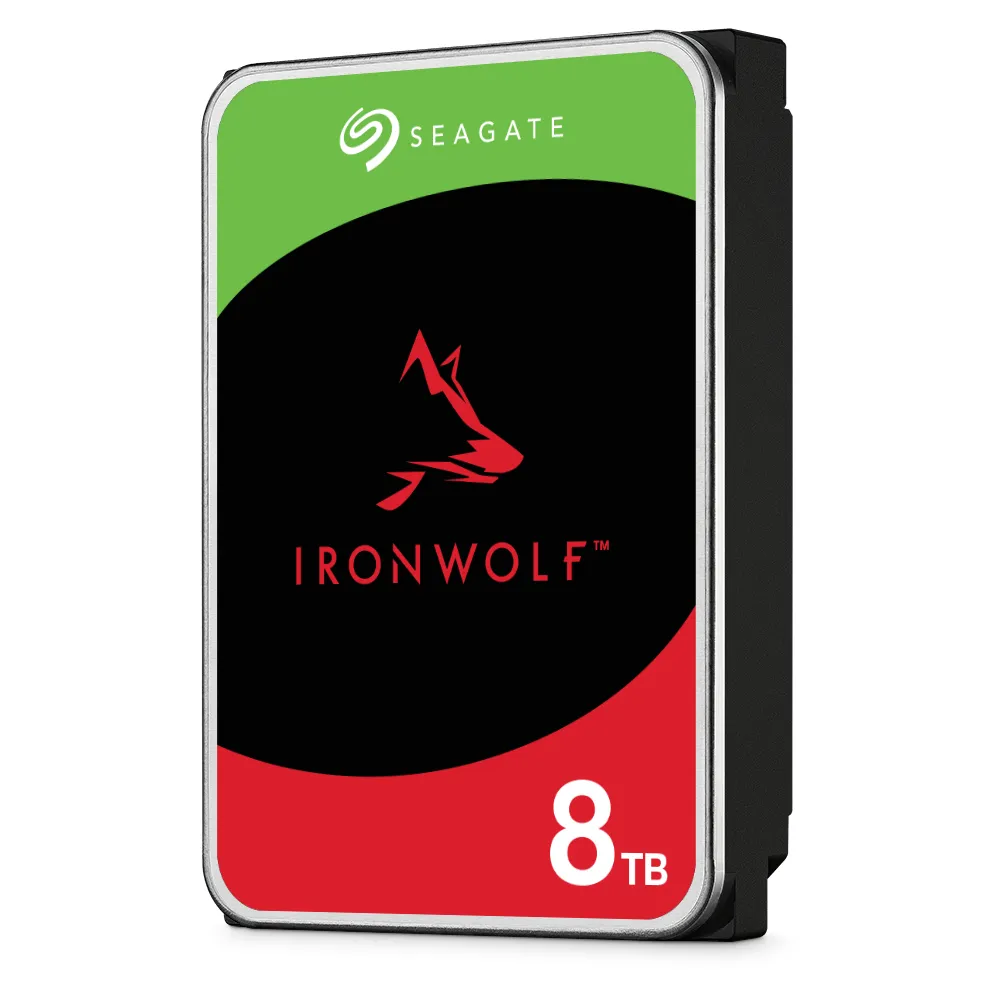 Seagate Ironwolf ST8000VN002 8TB 3.5'' HDD NAS Drives; SATA 6GB/s Interface; 1-8 Bays Supported; MUT: 180TB/Year; RV: Yes; Dual - Image 5