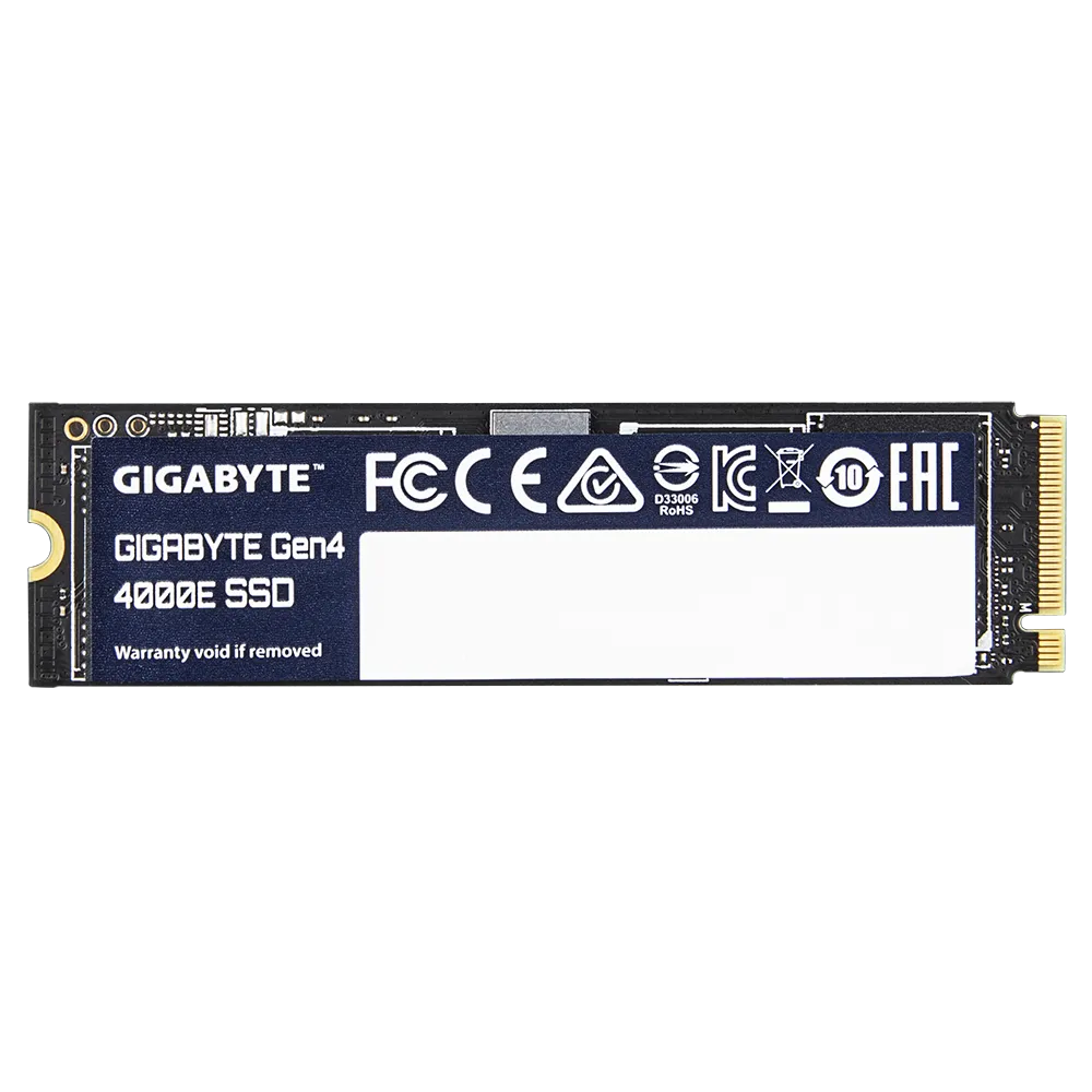 GIGABYTE 1TB Gen 4 4000E SSD; SEQ Read Up to 4000 MB/s / Write Up to 3900MB/s; Limited 3-years warranty. 4 GIGABYTE 1TB Gen 4 4000E SSD; SEQ Read Up to 4000 MB/s / Write Up to 3900MB/s; Limited 3-years warranty. - Image 4