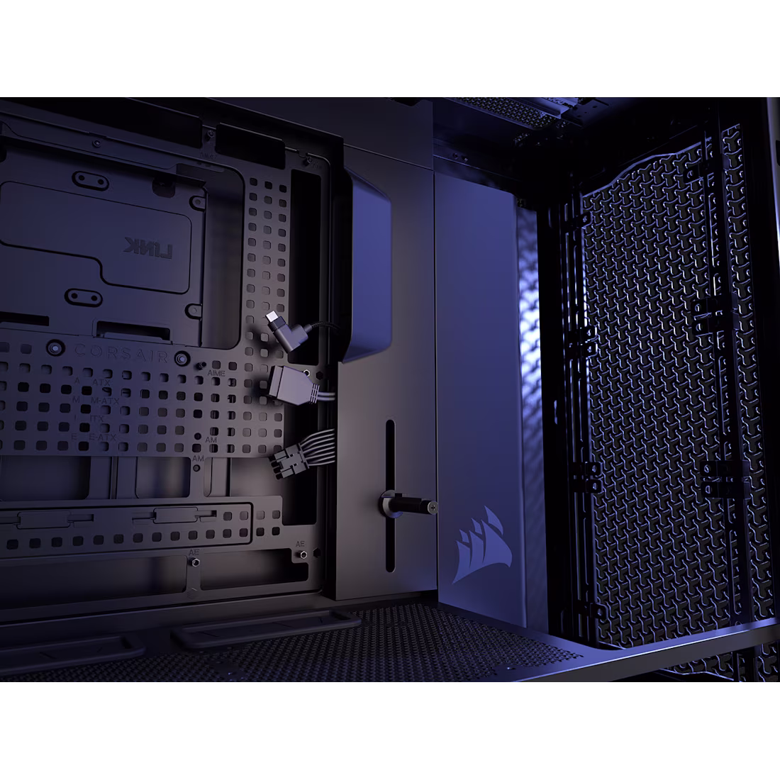 FRAME 5000D RS ARGB Mid-Tower PC Case; 4x RS140 ARGB Fans; 2x 2.5'' ; 1x 3.5'' ; Black. - Image 20