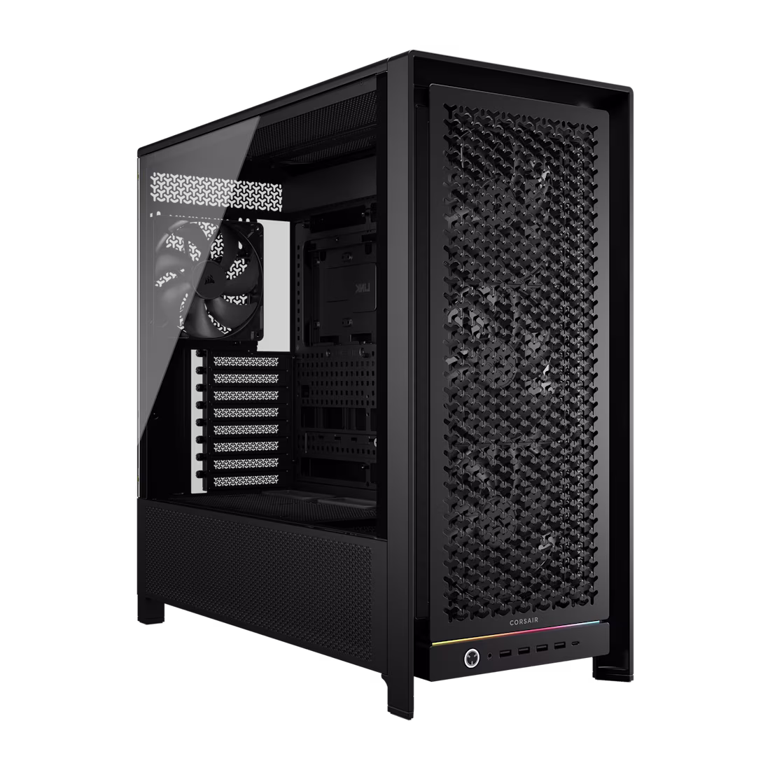 FRAME 5000D RS Mid-Tower PC Case; 4x RS 140 PWM Fans; 2x 2.5'' ; 1x 3.5''; Black. - Image 12