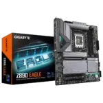 GIGABYTE Intel® Z890 Chipset for LGA 1851; 4x DDR5; 4x M2; USB4® USB Type-C®/DP; ATX. (GA-Z890-EAGLE)