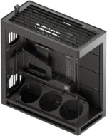 Aerocool HAVN HS 420 Base Edition Black EATX case - Adjustable GPU Bracket - Supports 11 fans (0 incl) - 4x 3.5'' or 8x 2.5''