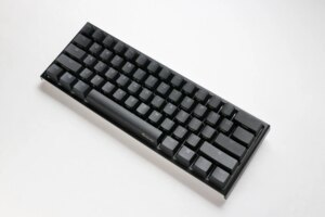 Ducky Keyboard One 2 Pro 60% Mechanical Keyboard; RGB; PBT Double Shot Keycaps - Cherry Black .