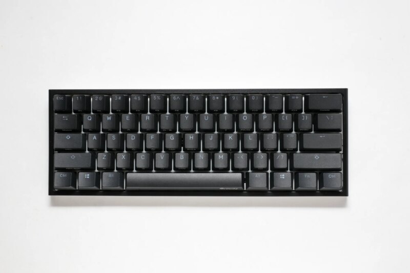 Ducky Keyboard One 2 Pro 60% Mechanical Keyboard; RGB; PBT Double Shot Keycaps - Cherry Silver.