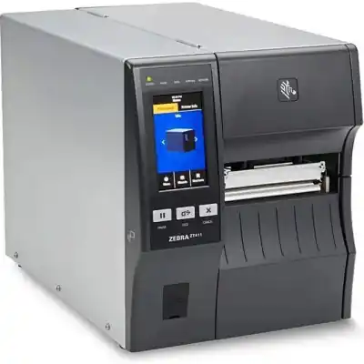 TT Printer ZT411; 4''; 203 dpi; Euro and UK cord; Serial; USB; 10/100 Ethernet; Bluetooth 4.1/MFi; USB Host; EZPL