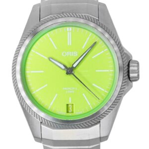 Oris ProPilot X Kermit Edition Titanium Green Dial Automatic 01-400-7778-7157-Set 100M Men's Watch