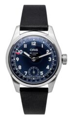 Oris Big Crown Pointer Date Calibre 403 Leather Strap Blue Dial Automatic 01-403-7776-4065-07-5-19-11 Men's Watch