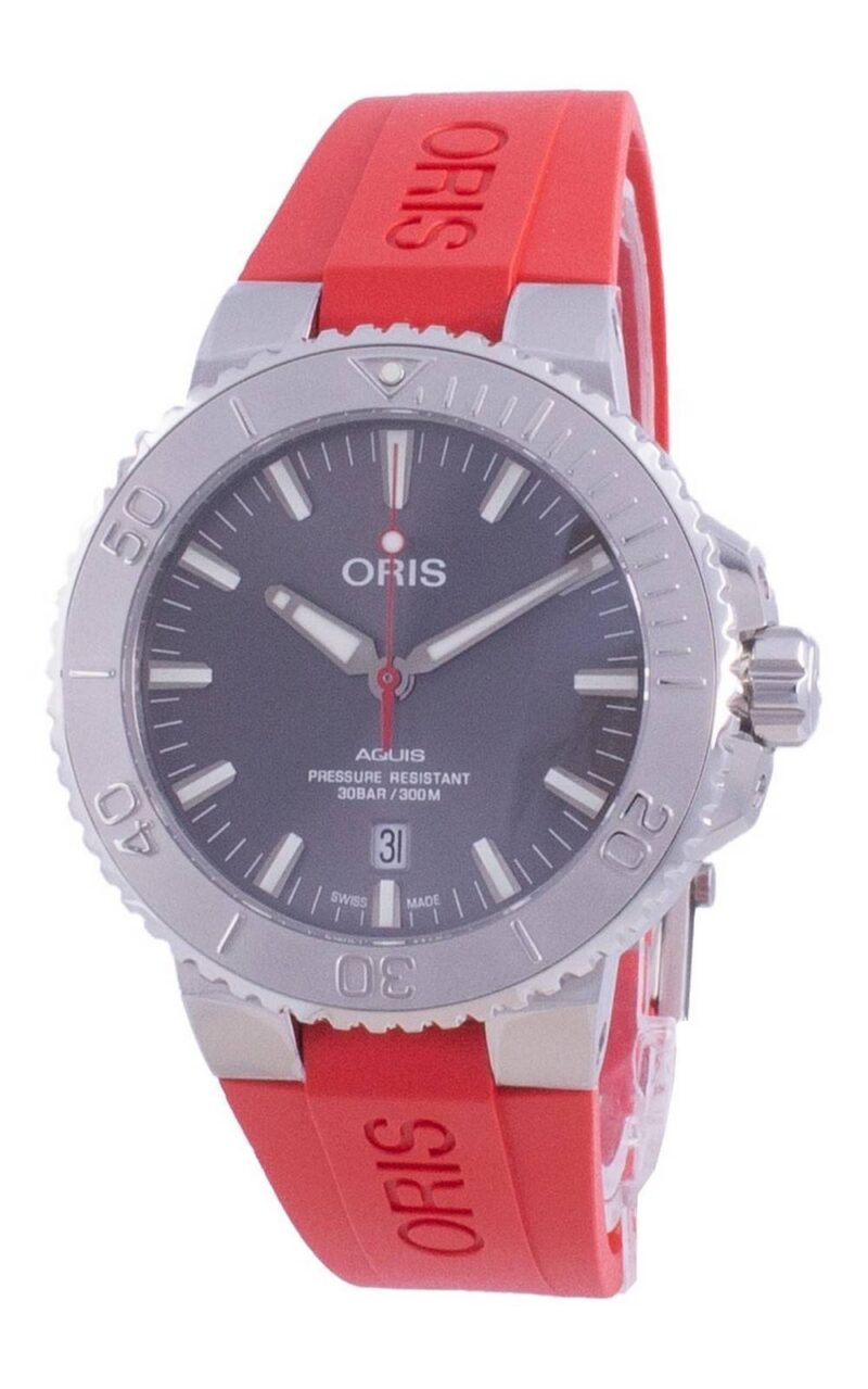 Oris Aquis Date Automatic Diver’s 01-733-7730-4153-07-4-24-66EB 300M Men’s Watch - 01-733-7730-4153-07-4-24-66EB