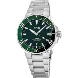 Oris Aquis Date Automatic Diver's 01-733-7730-4157-07-8-24-05PEB 300M Men's Watch
