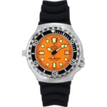 Ratio FreeDiver Version 02 Helium Safe 1000M Sapphire Quartz Orange Dial 1038EF102V-ORG-V02 Men's Watch