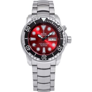 Ratio FreeDiver Helium-Safe 1000M Sapphire Automatic 1068HA96-34VA-RED Men's Watch