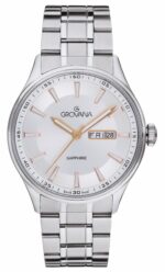 Grovana St. Andrews Stainless Steel Silver Dial Quartz 1194.1128 Men's Watch