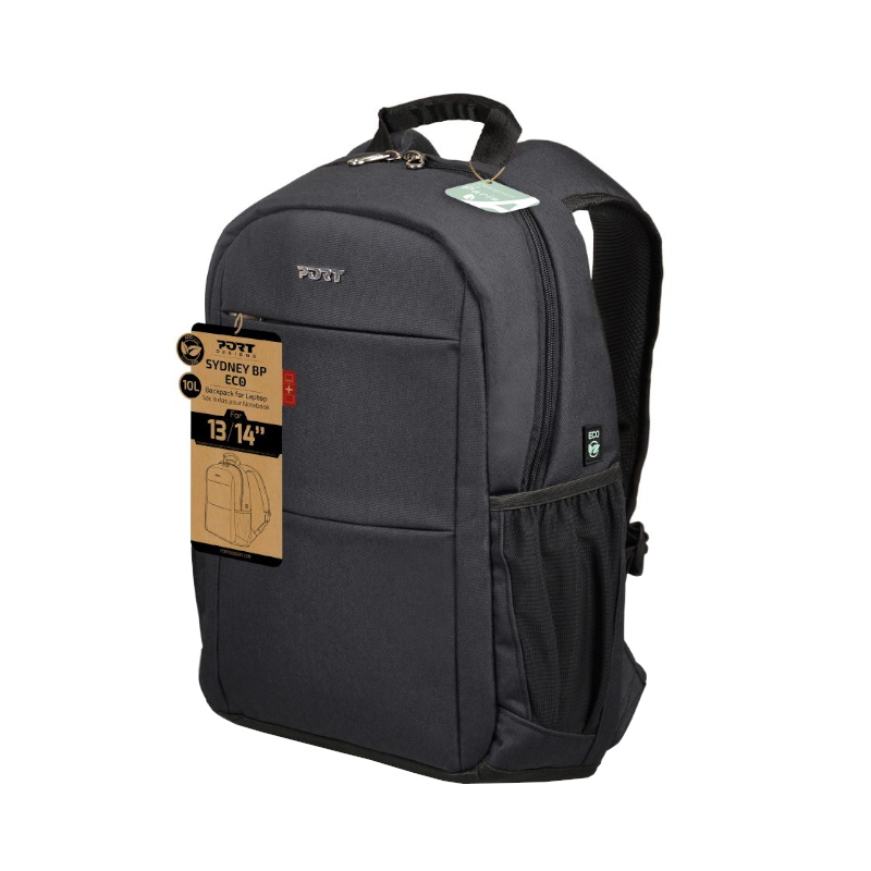 Port Designs ECO Sydney 15.6" Backpack - Black 2 Port Designs ECO Sydney 15.6" Backpack - Black - Image 2