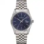 Grovana Kensington Royal Stainless Steel Blue Dial Quartz 1542.1135 Men's Watch
