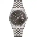 Grovana Kensington Royal Stainless Steel Anthracite Dial Quartz 1542.1137 Men's Watch