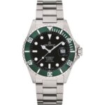 Grovana Key West Stainless Steel Black Dial Automatic Diver's 1571.2134 300M Men's Watch