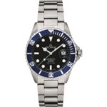 Grovana Key West Stainless Steel Black Dial Automatic Diver's 1571.2135 300M Men's Watch