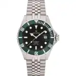 Grovana Key West Stainless Steel Black Dial Automatic Diver's 1571.2234 300M Men's Watch