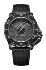 M2Z Diver 200 Sapphire Glass Black Strap Black Dial Automatic Diver's 200-009 200M Men's Watch