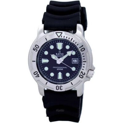 Ratio FreeDiver Professional 200M Sapphire Quartz 22AD202 Men's Watch