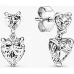 Pandora Jewelry Sparkling Double Hoop Earrings (291199C01) Women JEWELRY