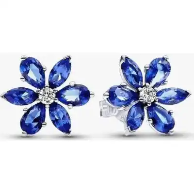 Pandora Jewelry Sparking Blue Herbariumcluster Stud Earrings (292407C01) Women JEWELRY