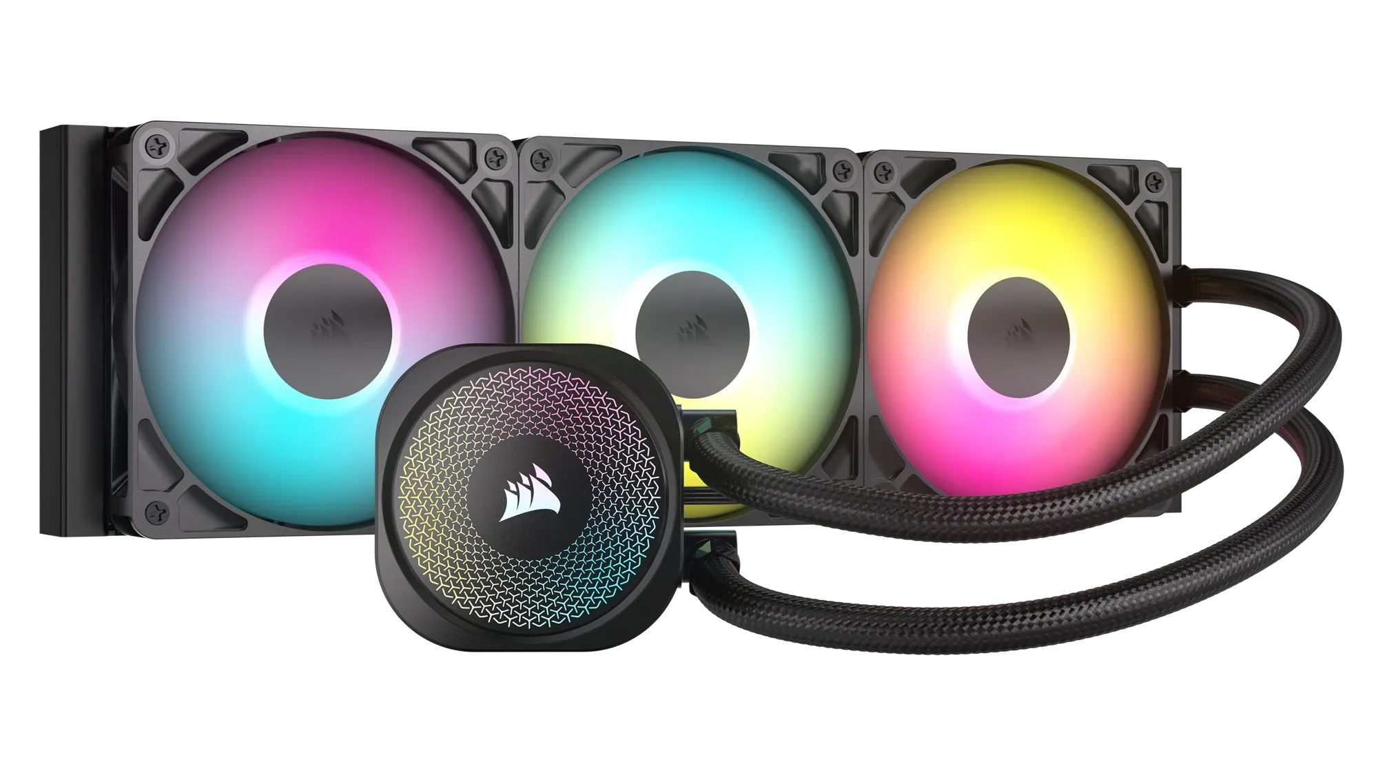 Corsair NAUTILUS 360 ARGB; 360mm Radiator; Liquid CPU Cooler; Intel® LGA 1851/1700; AMD® AM5/AM4 5 Corsair NAUTILUS 360 ARGB; 360mm Radiator; Liquid CPU Cooler; Intel® LGA 1851/1700; AMD® AM5/AM4 - Image 5