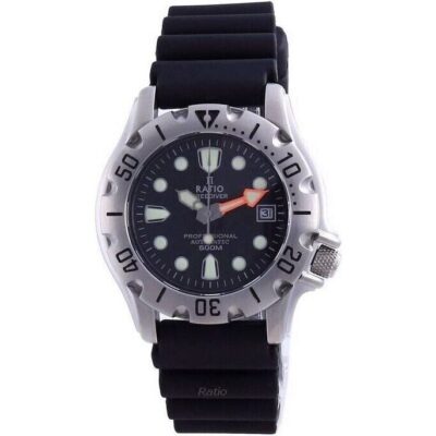 Ratio FreeDiver Professional 500M Sapphire Automatic 32BJ202A-BLK Men's Watch