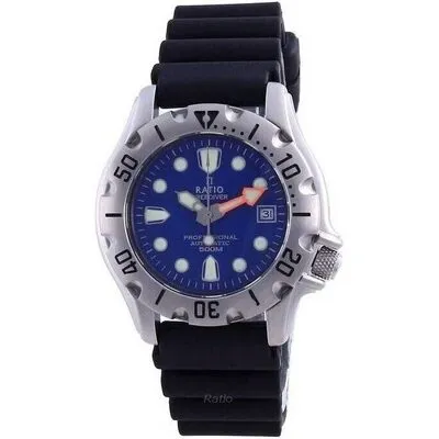 Ratio FreeDiver Professional 500M Sapphire Automatic 32BJ202A-BLU Men's Watch