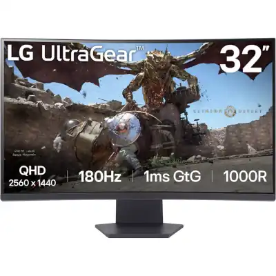 LG UltraGear 32" QHD VA Curved Gaming 180Hz 1ms