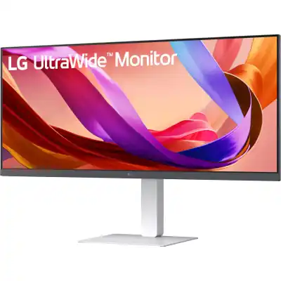 LG UltraWide 34" FHD IPS White Monitor 100Hz USB-C incl Speaker