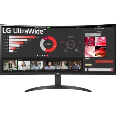 LG UltraWide 34" QHD VA Curved Monitor 100Hz