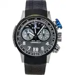 Edox Chronorally Chronograph Rubber Strap Grey Dial Quartz 38003-TINBU-GNBU 100M Men's Watch
