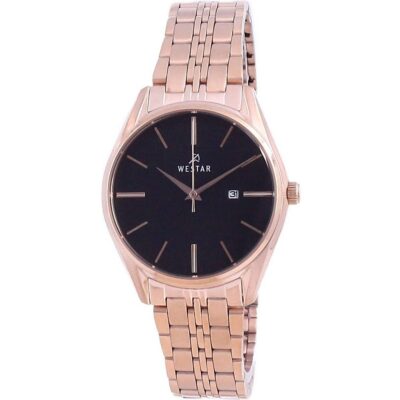 Westar Black Dial Two Tone Stainless Steel Quartz 40210 PPN 603 Women's Watch