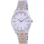 Westar Silver Dial Two Tone Stainless Steel Quartz 40210 SPN 607 Women's Watch