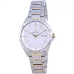 Westar White Dial Two Tone Stainless Steel Quartz 40212 CBN 101 Women's Watch