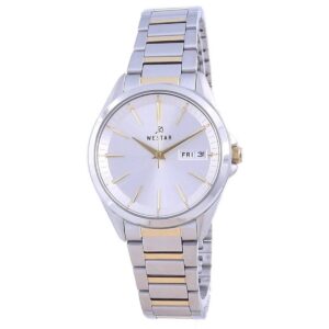 Westar Silver Dial Two Tone Stainless Steel Quartz 40212 CBN 107 Women's Watch